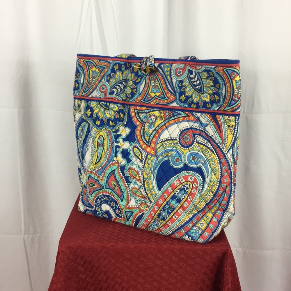 Vera Bradley Blue Paisley Tote Bag